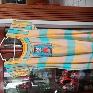 💛💙Vintage ethnic dress